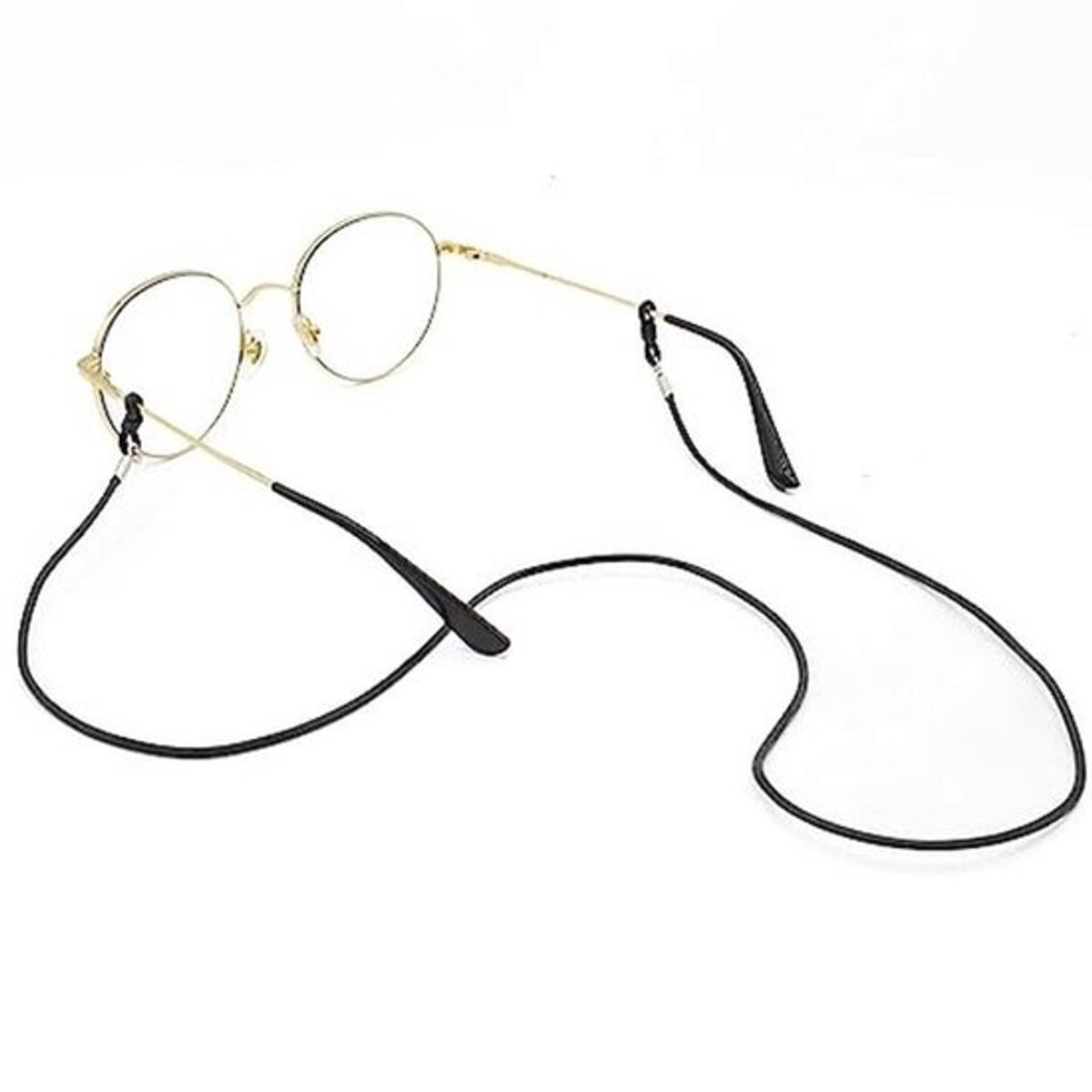 Stijlvolle Brillenketting voor Dames en Heren - Echt Leer en Hoogwaardige Brillenhouder