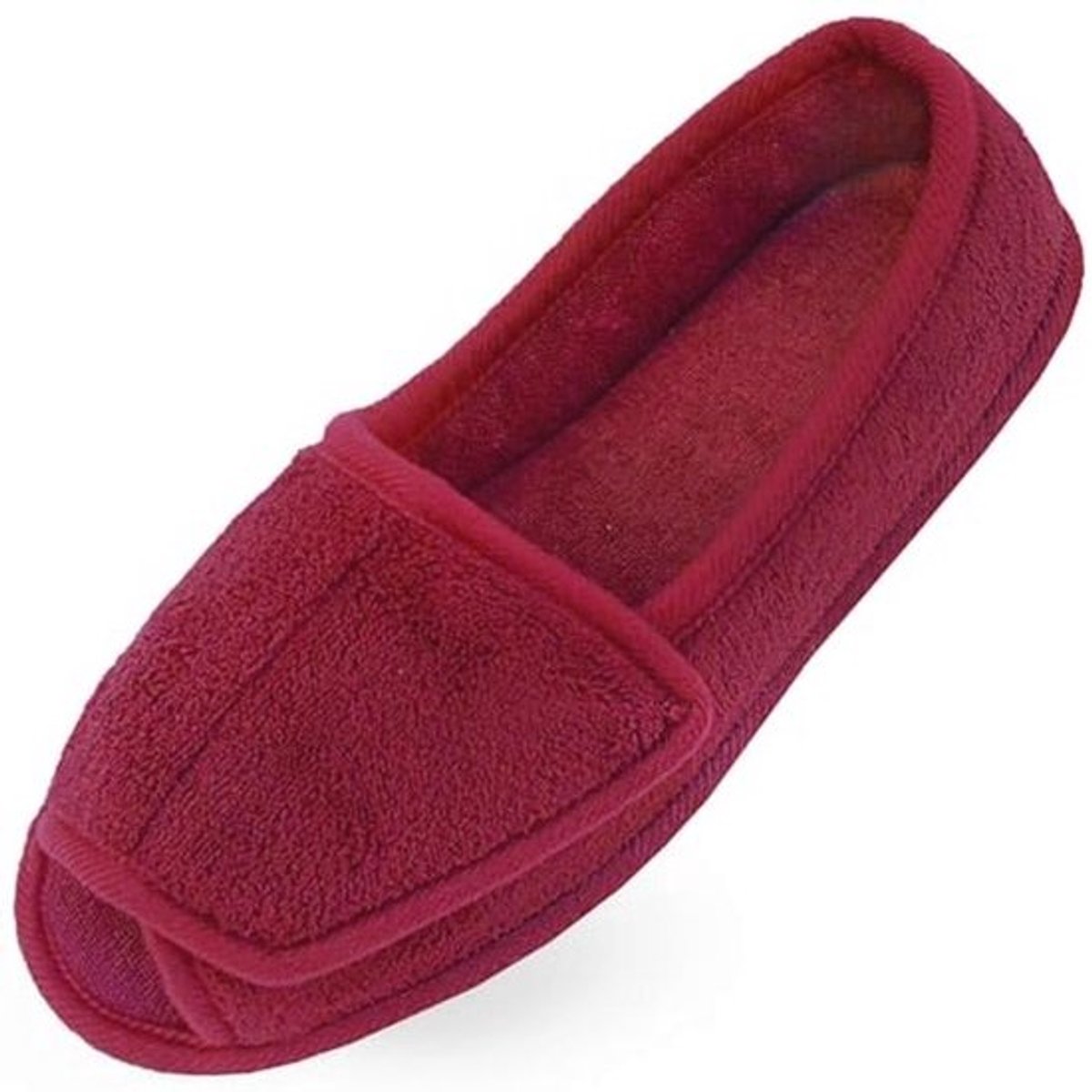 Zachte comfortabele huispantoffels met antislip en traagschuim binnenzool, verstelbaar voor diabetici en artritis, open teen, warm en licht, 38 EU