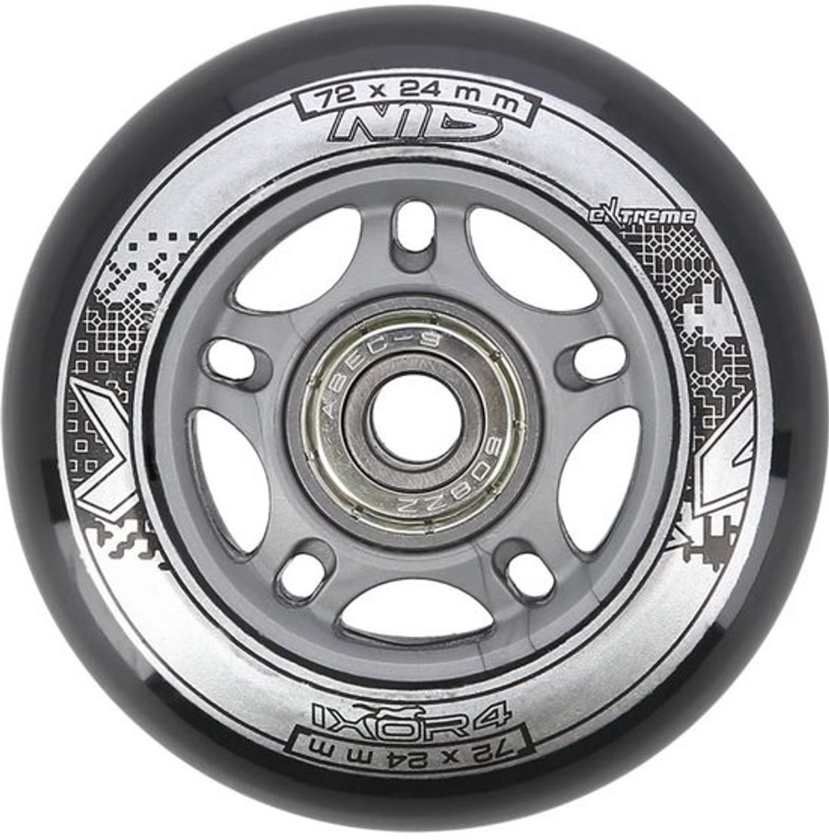 Inline Skates Wielen Set 4 Stuks PU 64-80mm met ABEC 9 Lagertjes