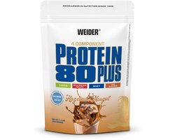 Weider 80 Plus Eiwit 500 g hazelnoot-nougat