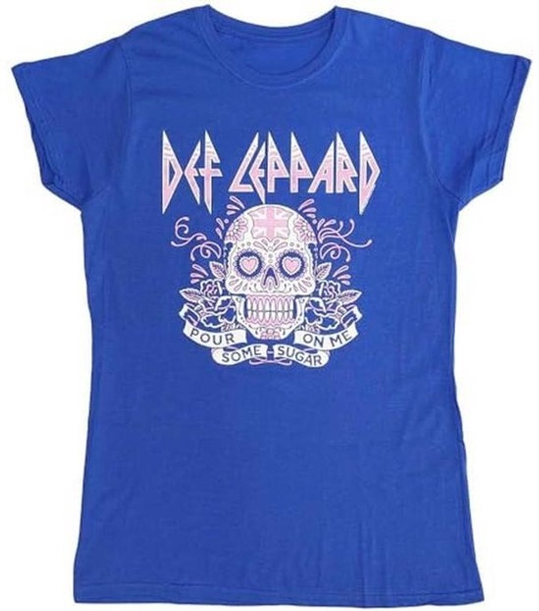 Pour Some Sugar On Me Skull Tour 2019 Skinny Fit T-Shirt