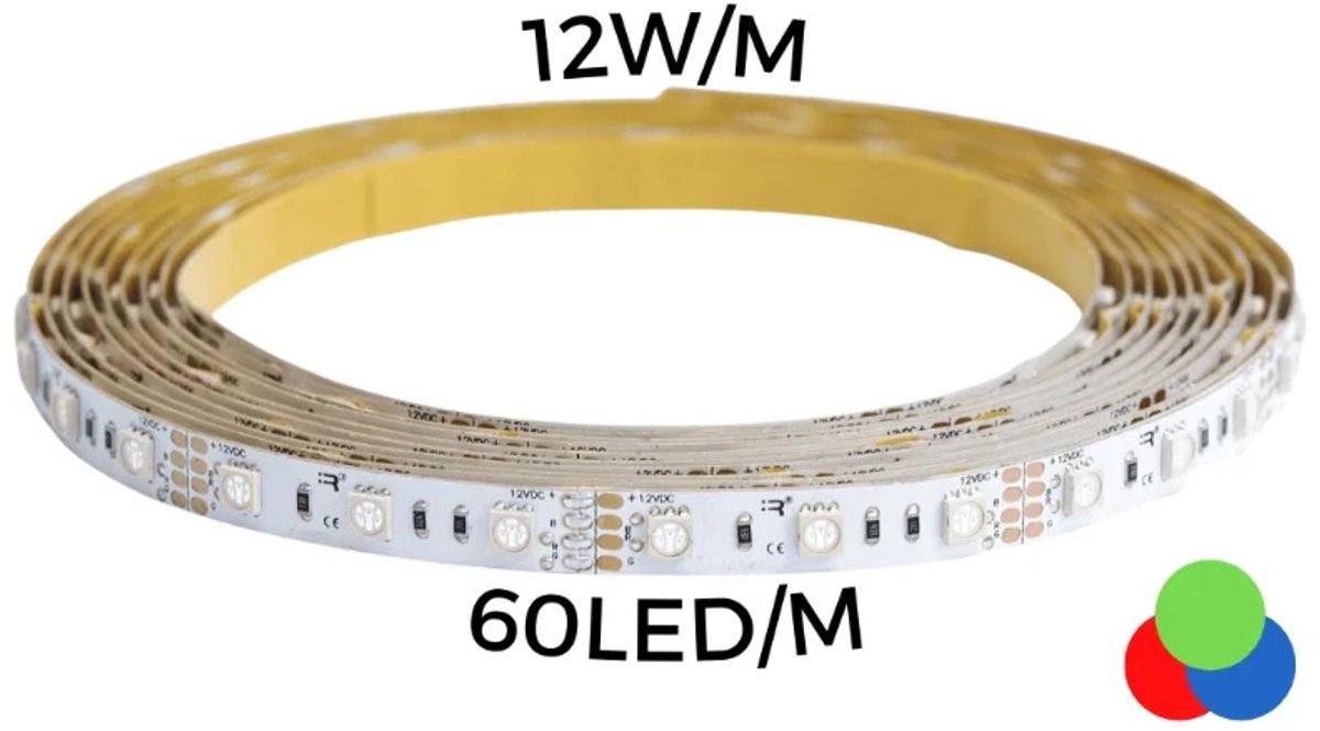 Thorgeon LED Strip 5 Meter | 60W 12V 1345Lm RGB | IP67