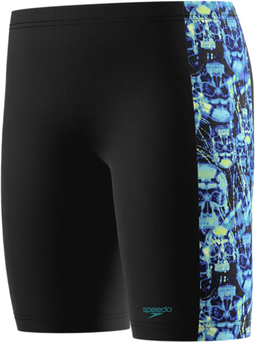 Speedo Jongens Zwemjammer Print Panel Antraciet/HyperTeal