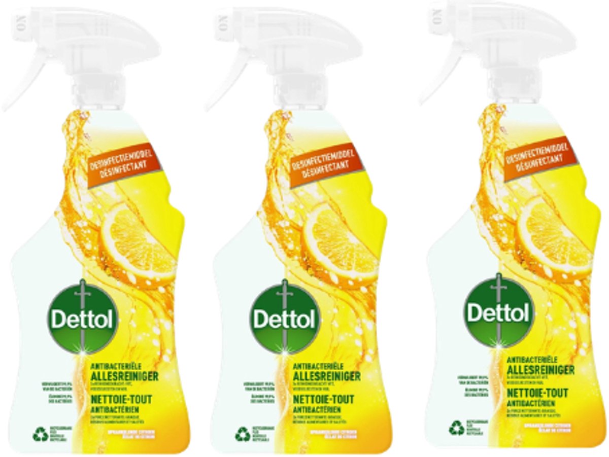 Dettol Trigger Citrus 750ml - 3 Stuks - Voordeelverpakking
