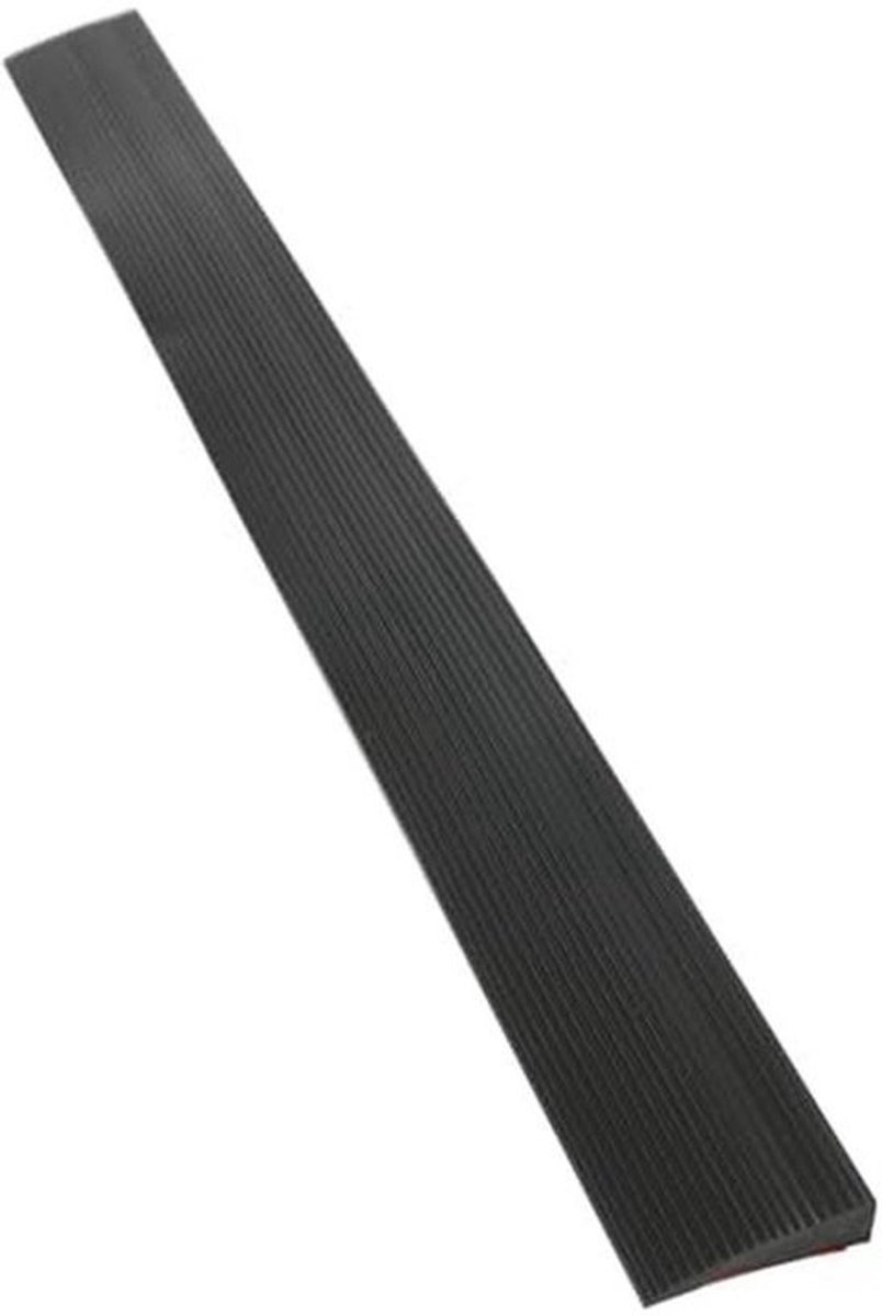 Rubberen Deurdrempelhelling voor Rolstoelen en Kinderwagens - Oprijplaat, 900 x 80 mm, Belasting tot 800 kg