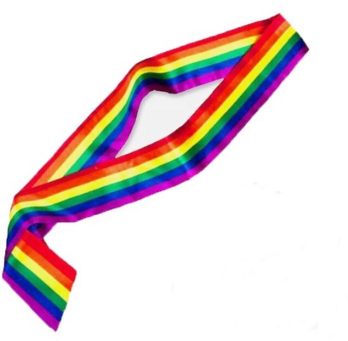 Scoby - Regenboogsjerp - Feestsjerp - Miss Sjerp - Rainbow Sash - Volwassenen - Multicolor
