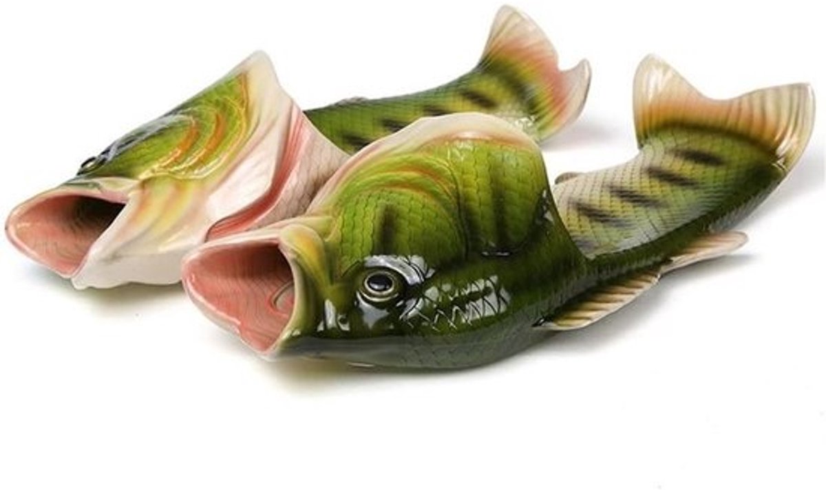 Grappige Vis Pantoffels voor Heren - Comfortabele en Antislip Huis- en Tuinslippers