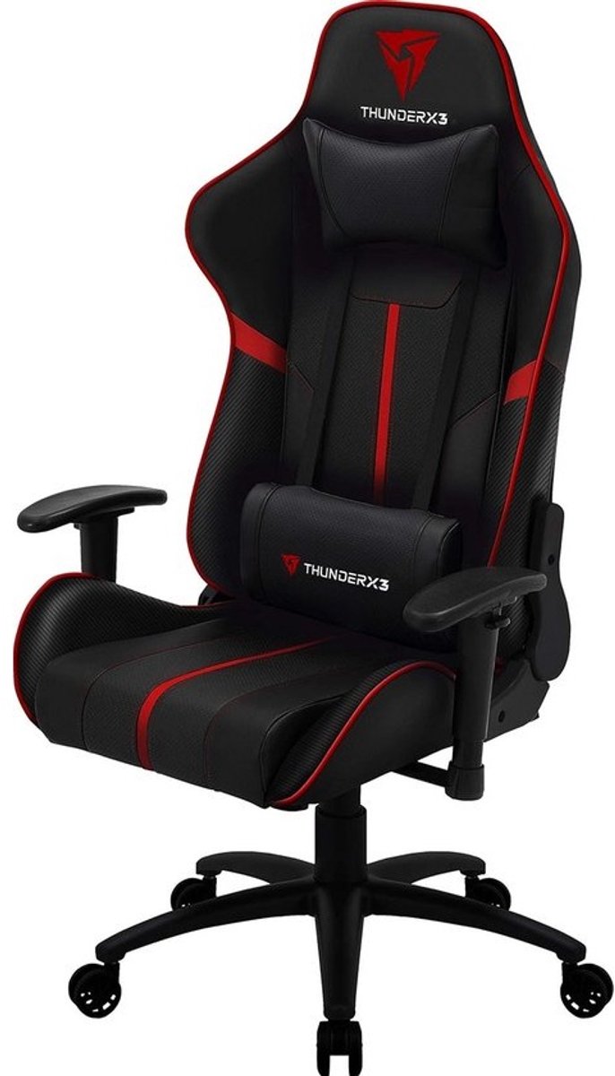 Ergonomische Gaming Stoel Rood - 180 Graden Verstelbaar Ligstoel voor Urenlang Speelplezier