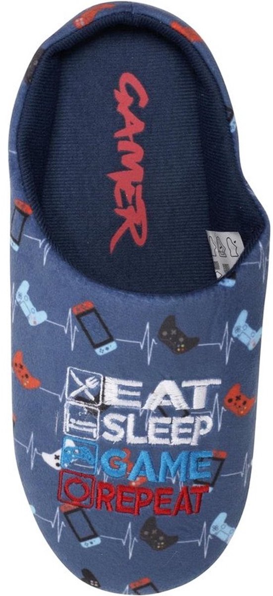 Comfortabele Gaming Pantoffels voor Heren & Kinderen - Controller Print - Memory Foam Zool
