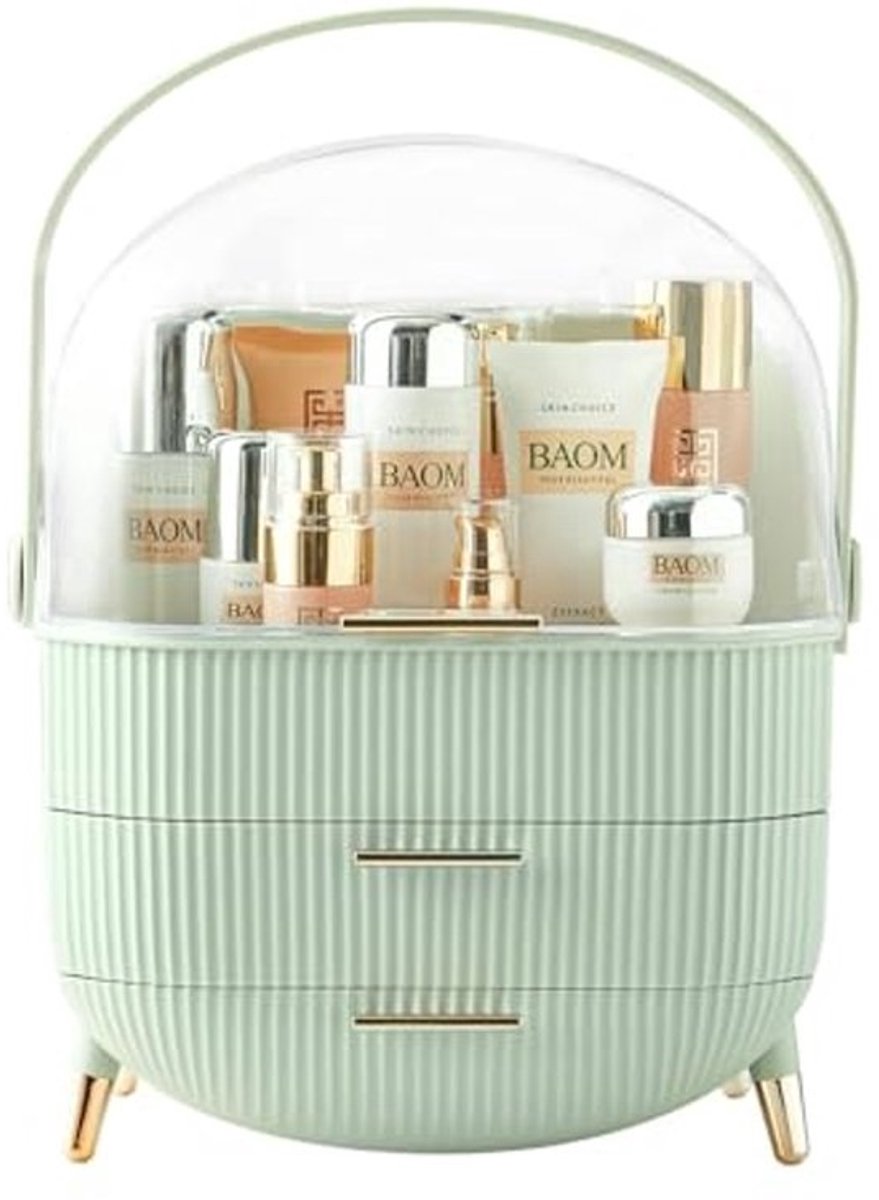 Make-up organizer opslagdoos voor cosmetica - stofdicht en waterdicht