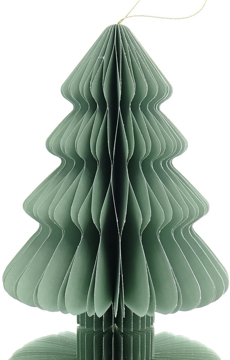 Decoris Papieren Boom 15x20 cm Mintgroen