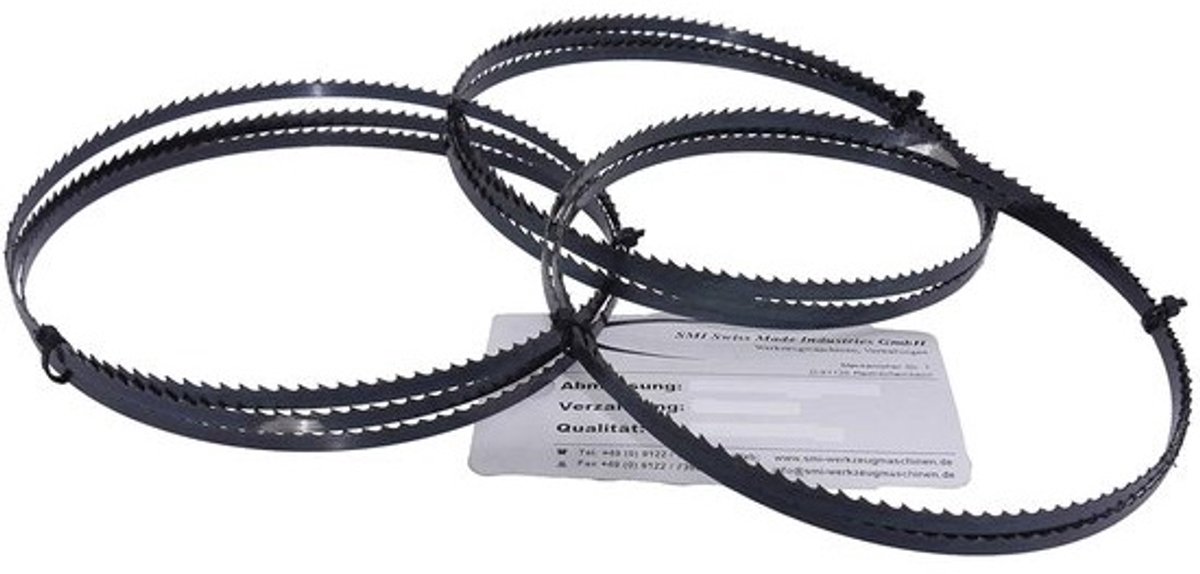 Lintzaagbladen Set - Zaagbanden Hout - Hout Bewerken - Gelegeerd Staal - 2360 mm Lengte - Zwart