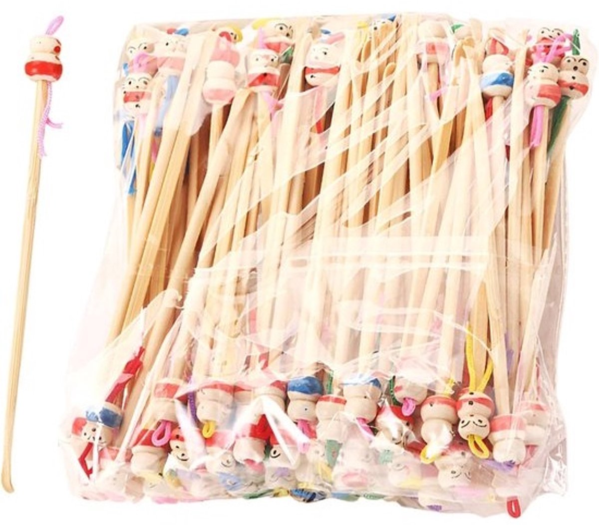 Oor Prikkers - Reinigingsset Hout - Persoonlijke Hygiëne - 100 Stuks Set - 12.5cm Lengte