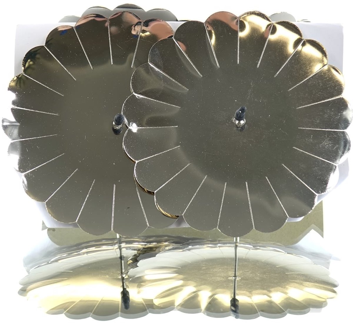 Riffelmacher & Weinberger Kaarshouder zilver Ø 11 cm - 4-delig