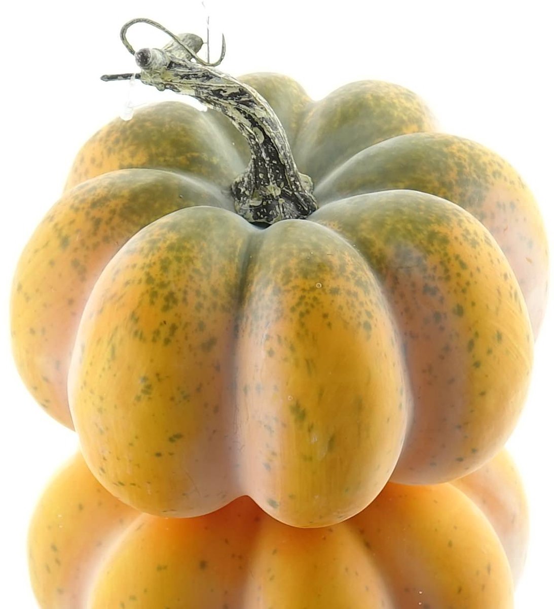 Gasper ribpompoen oranje Ø 19 cm - kunstbloemen