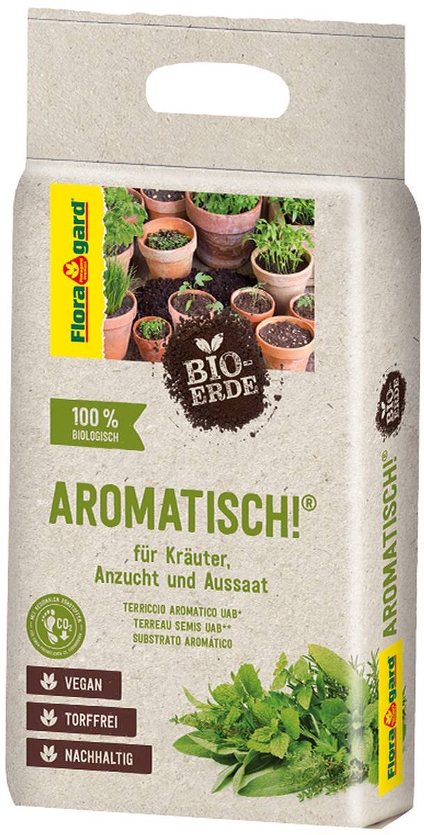 Floragard Bio-Aarde Aromatisch Kruiden Opkweek 3 Liter