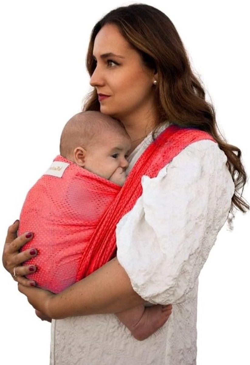 Babydraagdoek - Ergonomische Draagzak - Strand Zwembad Zomer - Ademend Oeko-Tex - Tot 20 kg - Melocoton