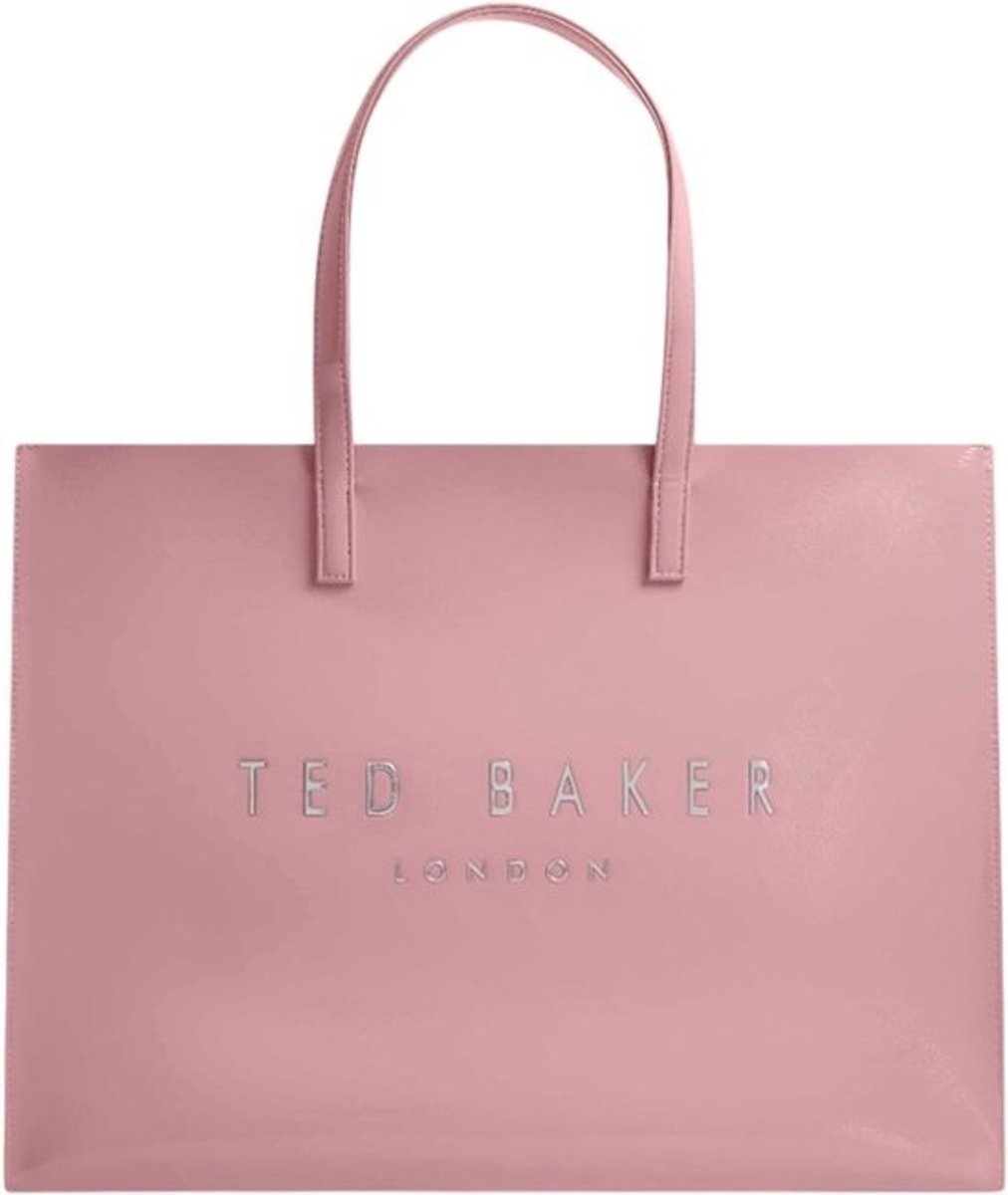 Schoudertas Dames - Handtas Shopper - Dagelijks Gebruik - Crinkle Textuur Design - 41 x 15 x 32 cm - Grijs