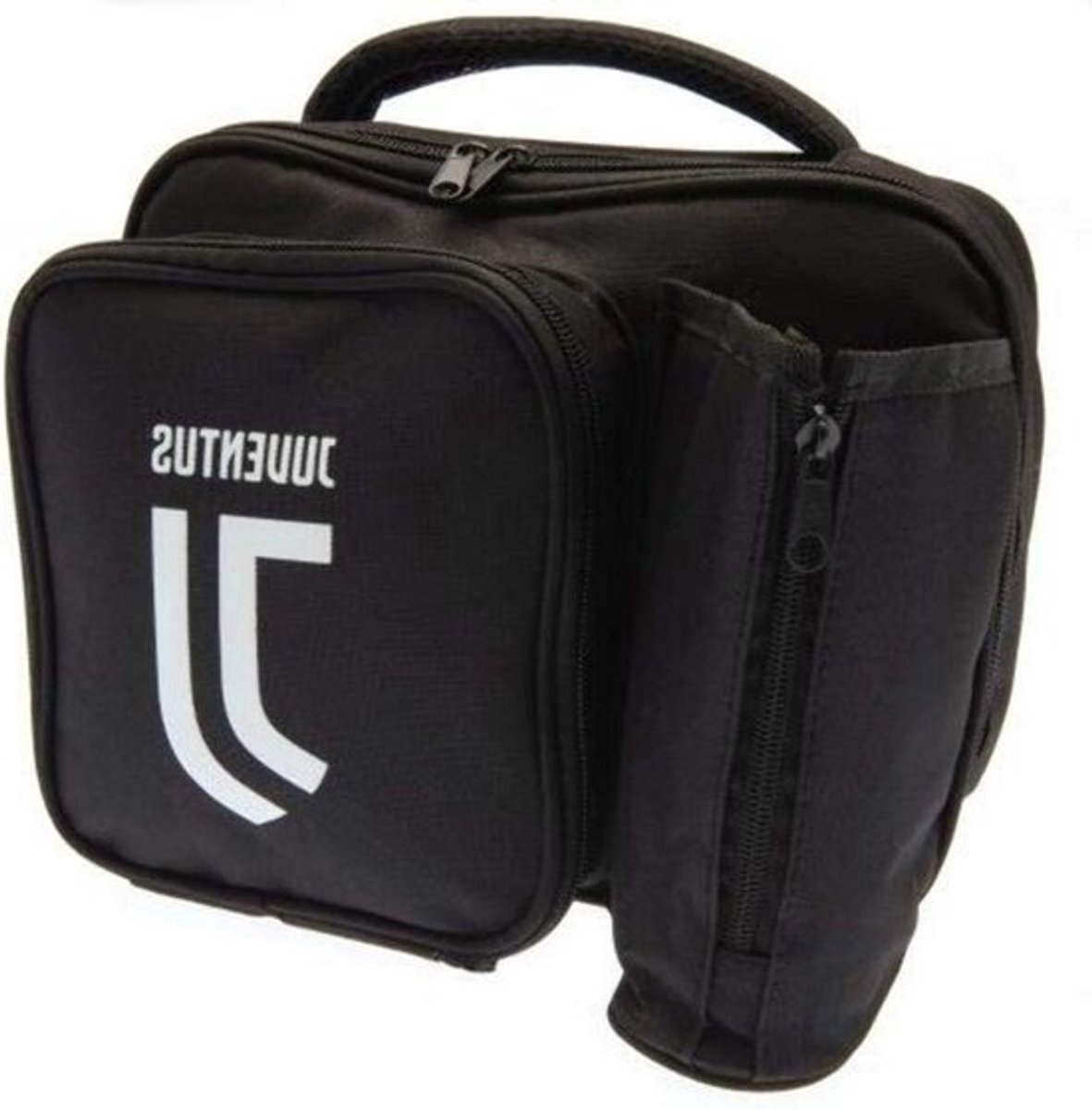 Juventus Lunchtas - Voedseltas Sporttas - Lunch Meenemen - Iconisch Logo - Rechthoekig - Zwart