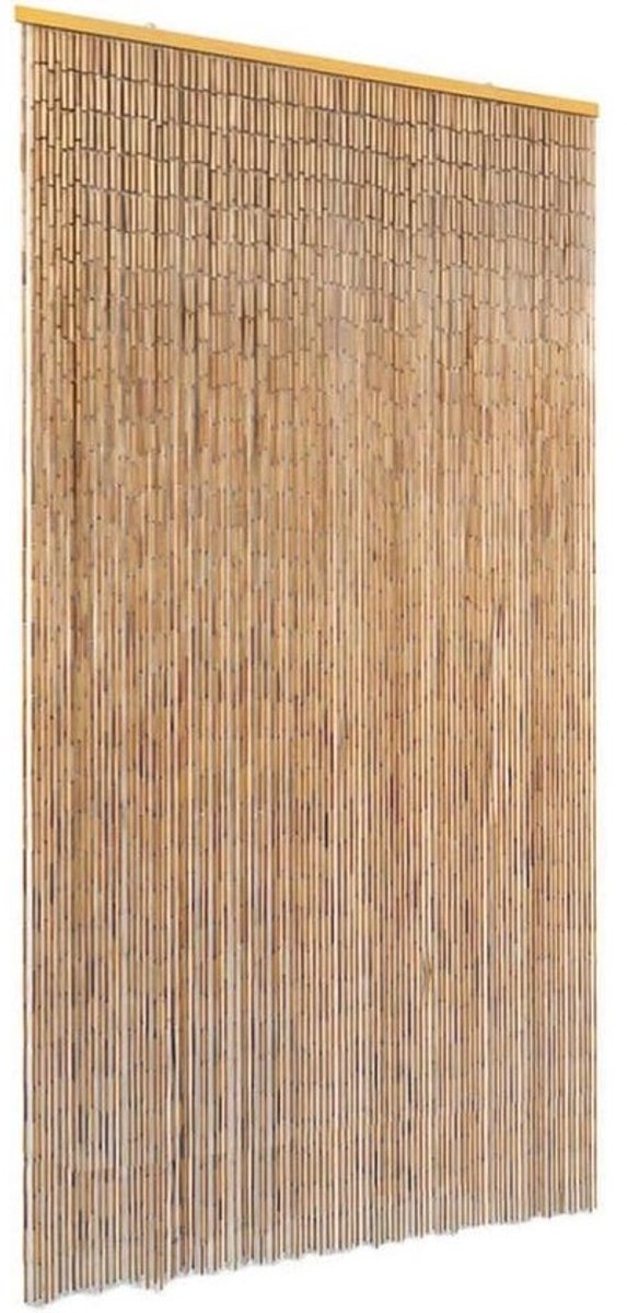 Vliegengordijn 100x220 cm van bamboe - Insectenwering en Decoratie