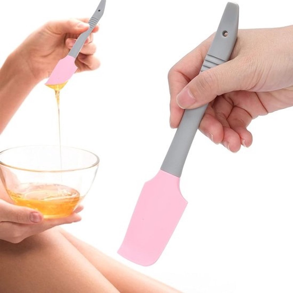 Herbruikbare Siliconen Wax Spatels - Hittebestendige Applicator voor Ontharen