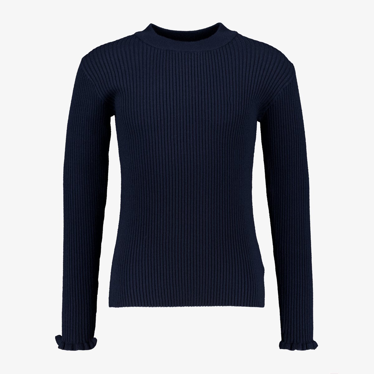 Name It meisjes rib trui donkerblauw - Maat 122/128