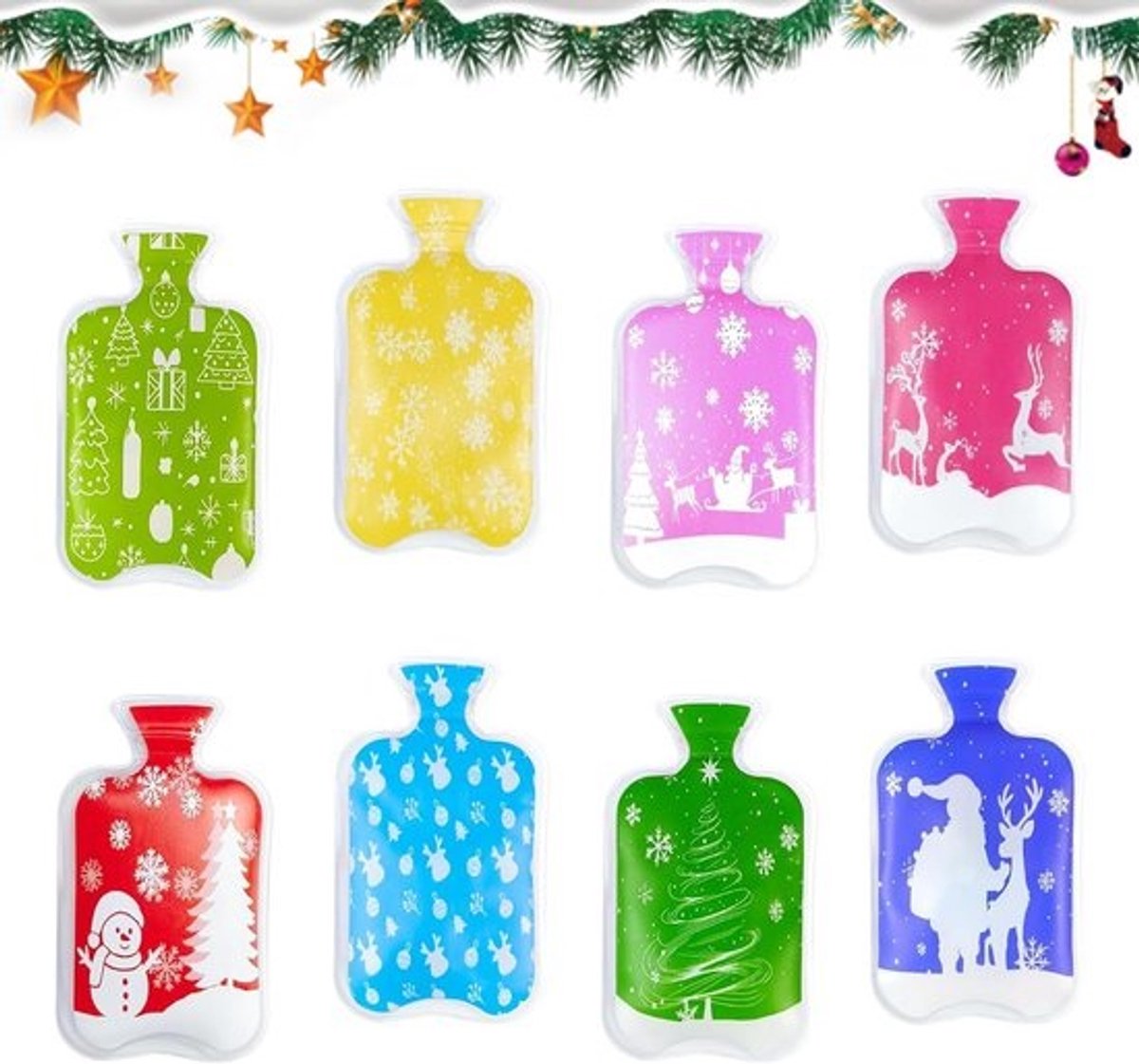 Pack of 8 Hand Warmers Pocket Warmers Reusable Pocket Warmers for Children Hand Warmers for Autumn Winter Christmas Gifts