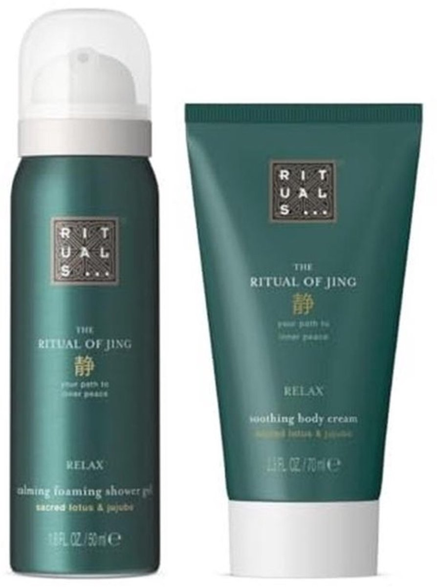 The Ritual of Jing Mini reisset - Lichaamscrème en Doucheschuim