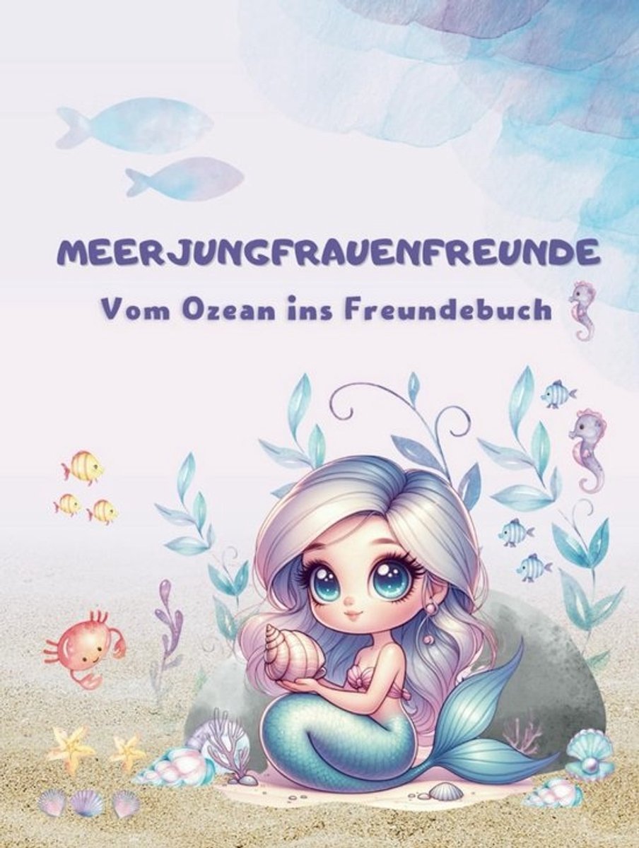 Vriendenboek Zeemeermin Thema voor Kinderen - Knutsellijst en Cadeau