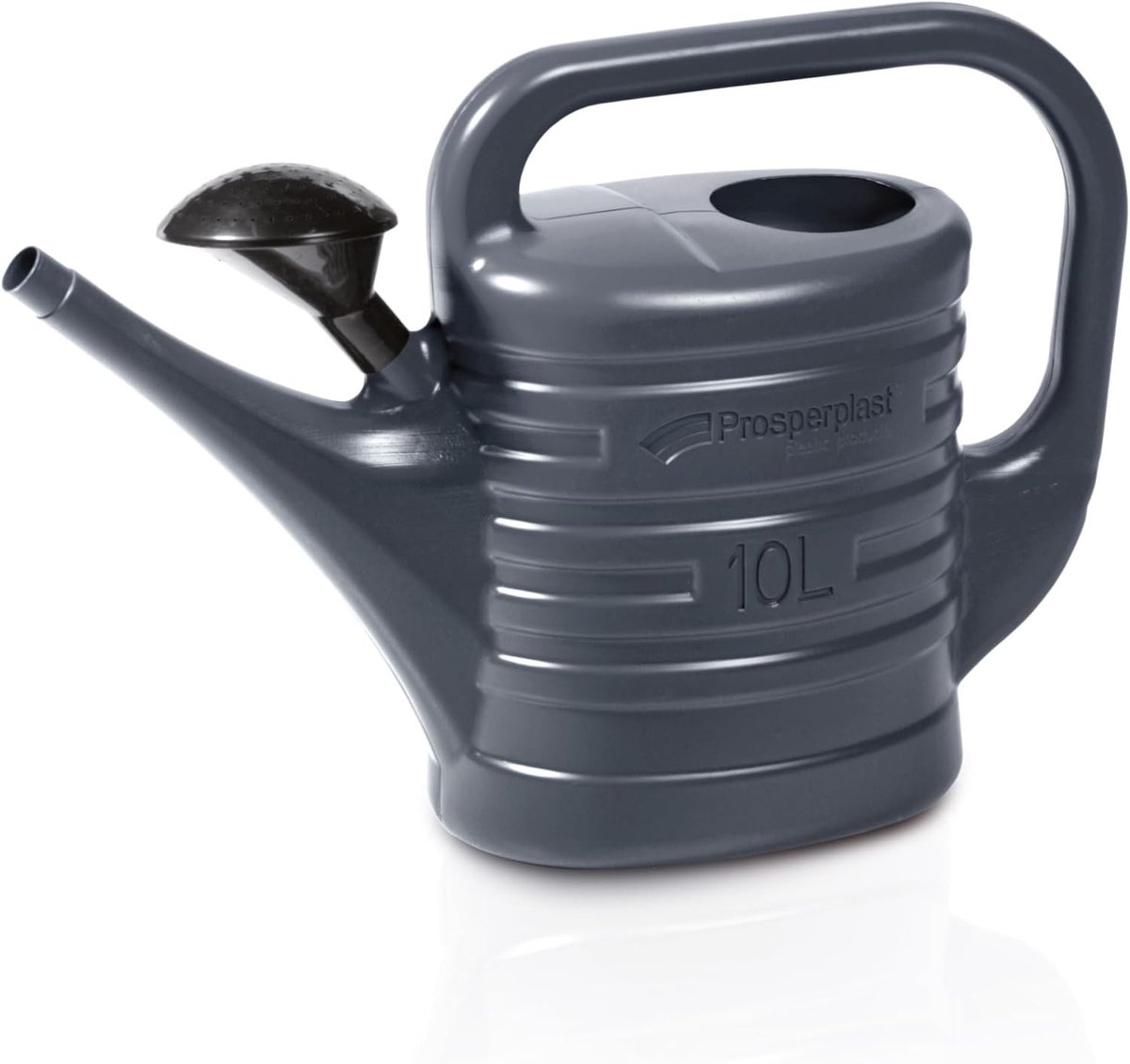 Gieter - Antraciet - 10 liter - Kunststof Tuingieter met Afneembare Sproeier - Voor Planten en Bloemen