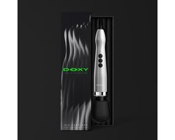Doxy 2.0 - Die Cast Max Plug‑In - Metal - Silver - Doaxy Wand Massager - Wand Vibrator