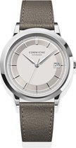 Corniche Historique Automatic C53879 - Zilver Staal - Taupe Leer - Datum - Automaat - Heren Horloge