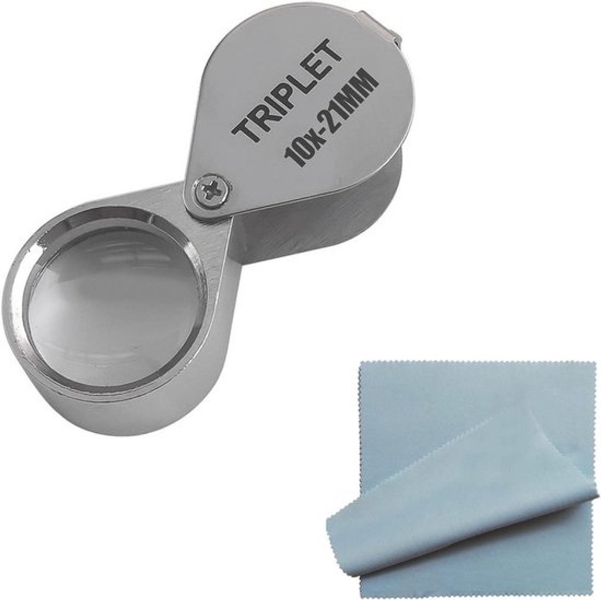 Krachtige Juweliers Vergrootglas 10x Vergroting voor Sieraden, Edelsport & Hobby met LED