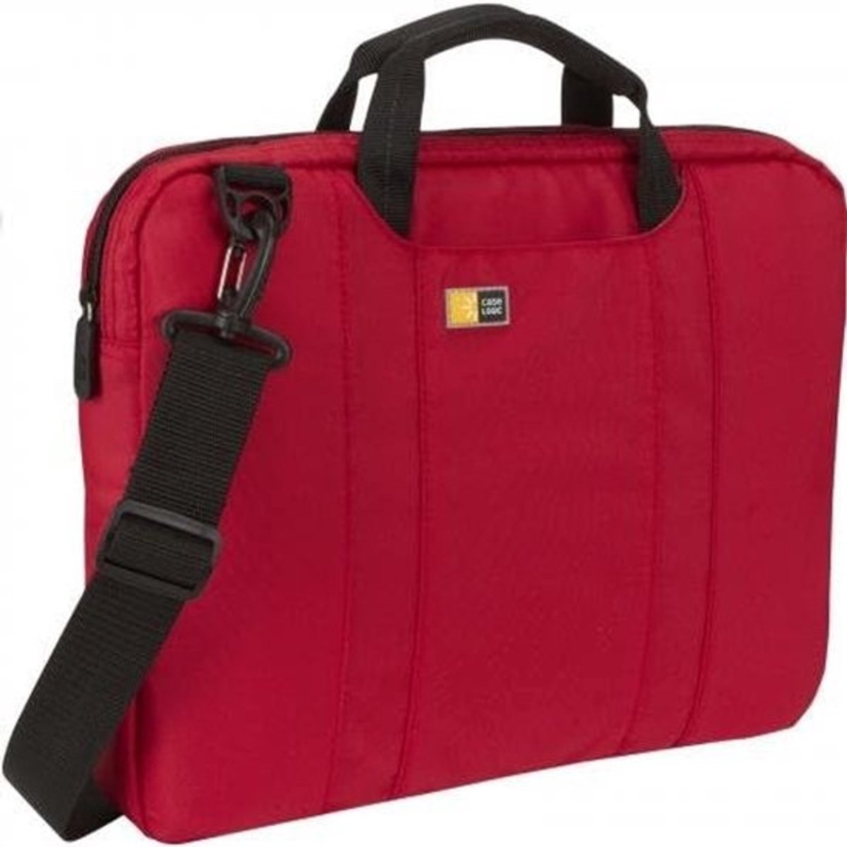 Notebooktas - Laptoptas schoudertas - Veilig vervoeren - Dikke zachte bekleding - 14 inch - Rood