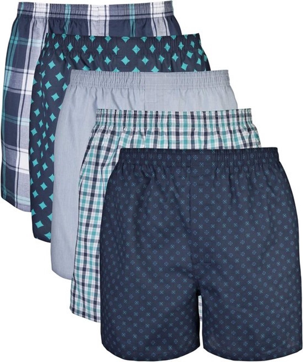 Heren Boxershorts Multipack Katoen Ademend (5-Pack)