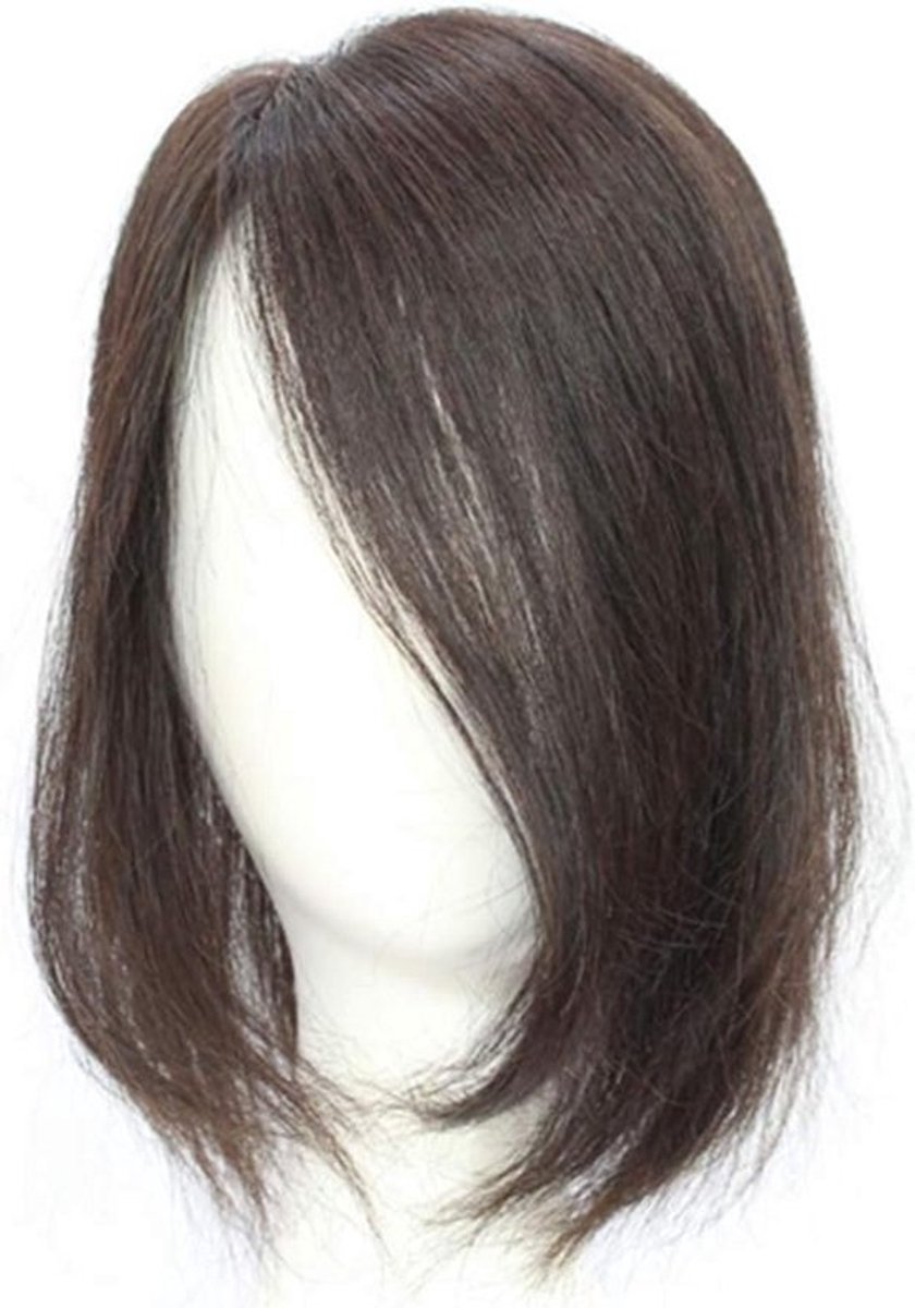 Haarstuk met clip in echt haar 35 cm voor volume en dunner wordend haar