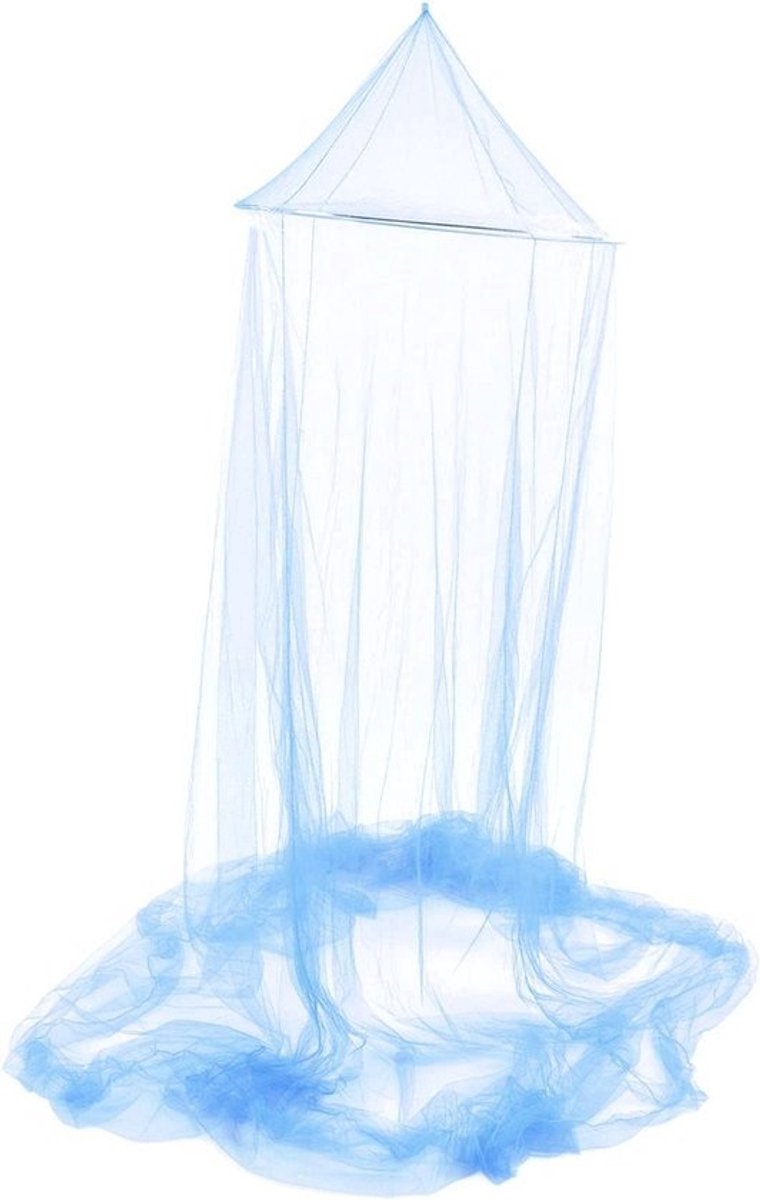 Bedgordijn blauw - Mosquito net voor baby en volwassenen - Polyester gaas hemel