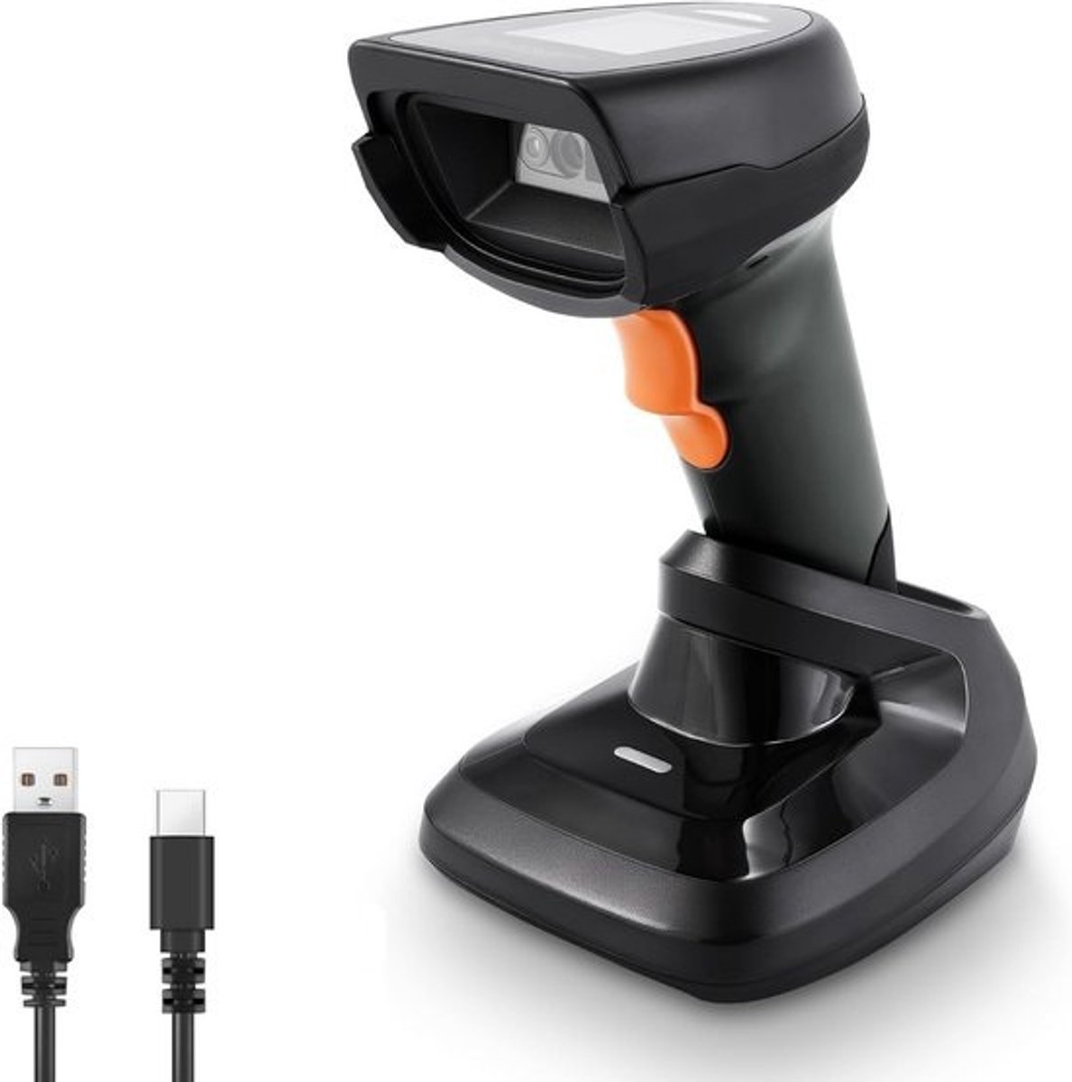 Draadloze Streepjescode Scanner met Display en Oplaadbare Batterij