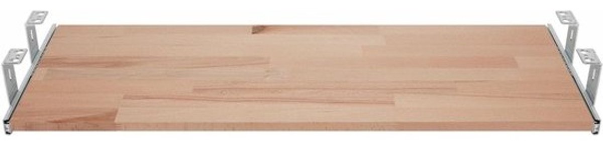 Complete Uitschuifbare Toetsenbordlade met Plank 600x300mm Onder Bureau - Met Vergrendelbare Ladegeleiders