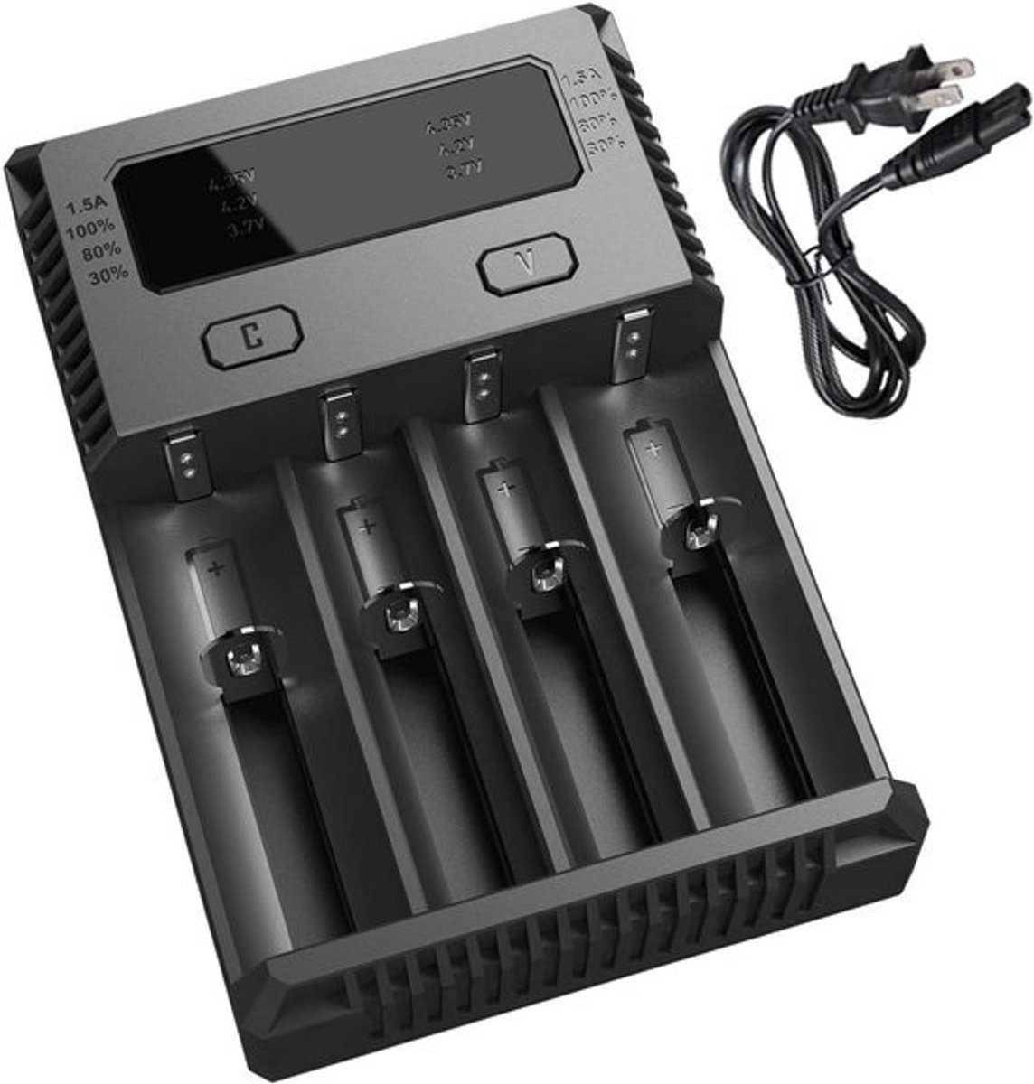 NiteCore NCI4 Intelligente 4-batterij laadstation