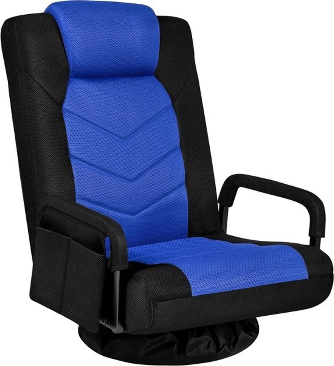 Draaibare Vloerstoel met 6 Posities Verstelbaar - Comfortabele Zithoek voor Gaming, Lezen en Ontspanning