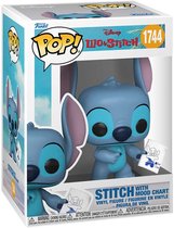 Lilo & Stitch Stitch with Mood Chart vinylfiguur 1744 Unisex Funko Pop! - Neutraal - Standard