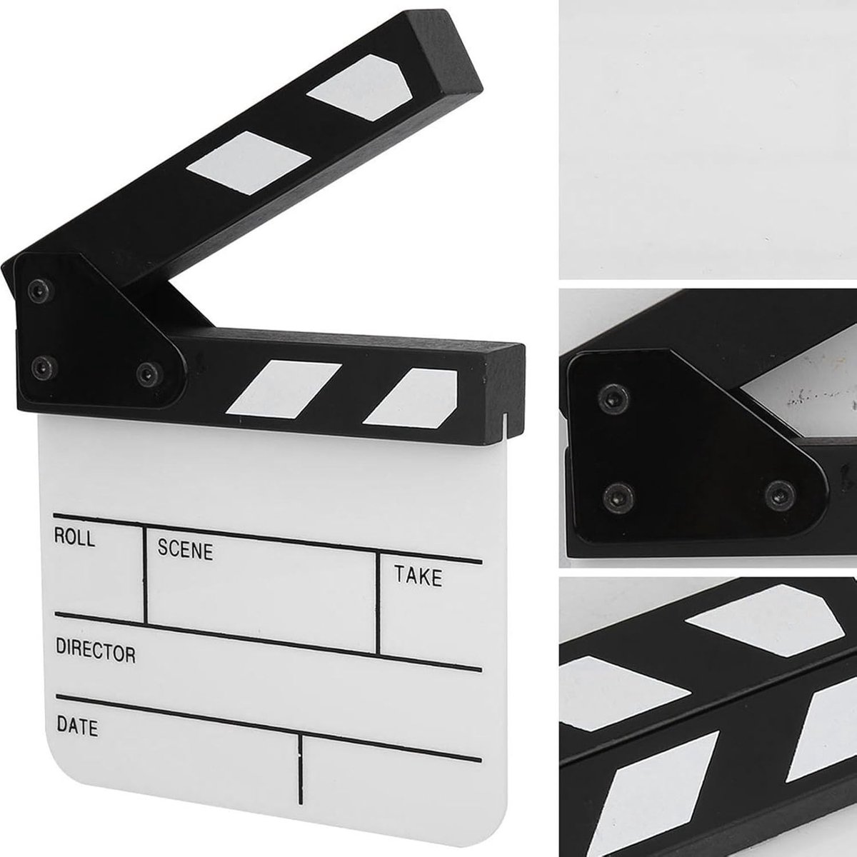 Acryl Regisseur Snijprop met Pen voor Filmopnames, Actie Bord, Achtergrond en Cosplay Accessoires