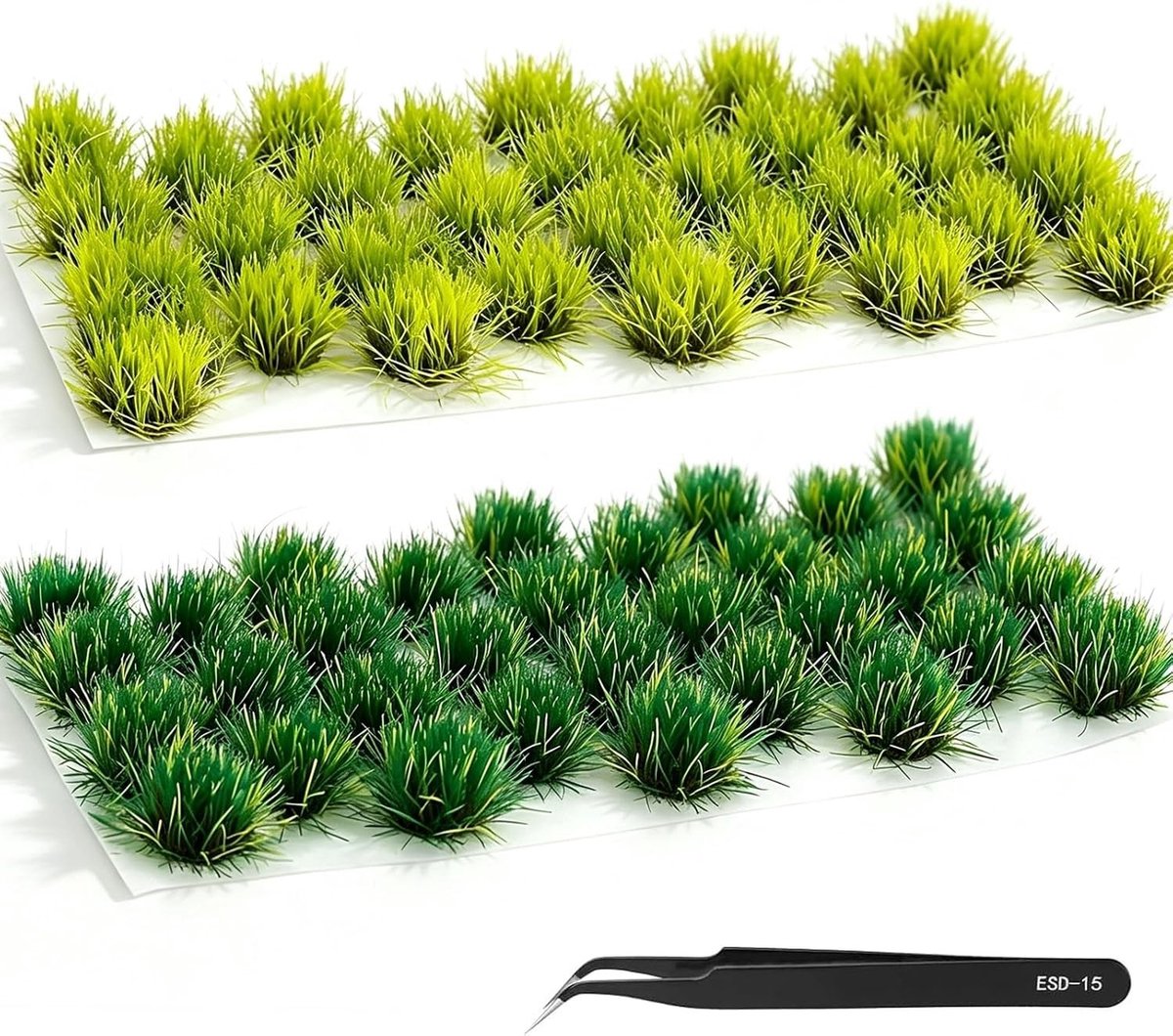 Miniatuur Gras voor Modelbouw - Kunstgras voor DIY Spoorweglandschap en Decoratie - Accessoires voor Modelbouw en Diorama's