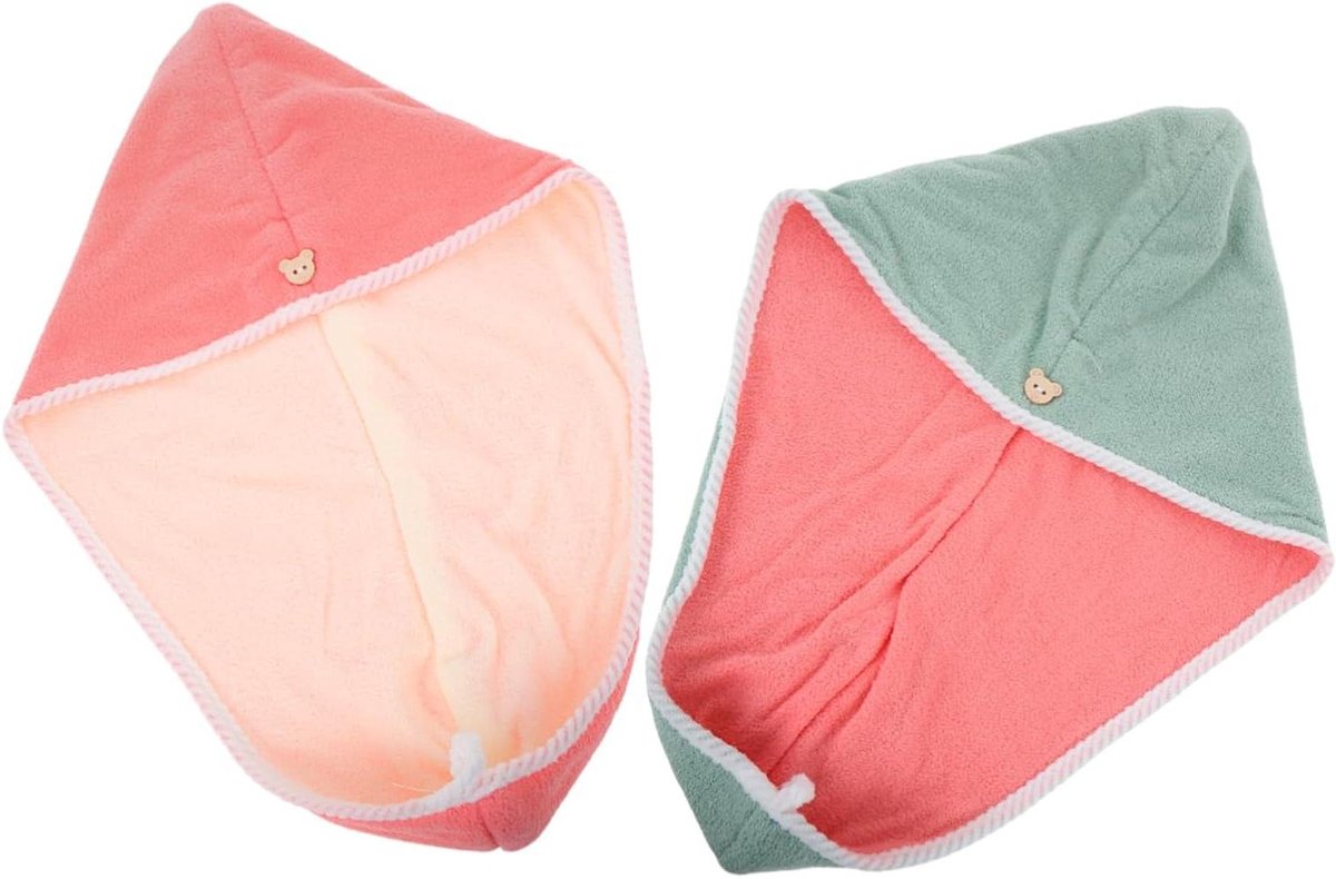 Droogkap Handdoek - Haar Turban - Haar Drogen - Extra Absorberend - 53x38cm - Diverse Kleuren