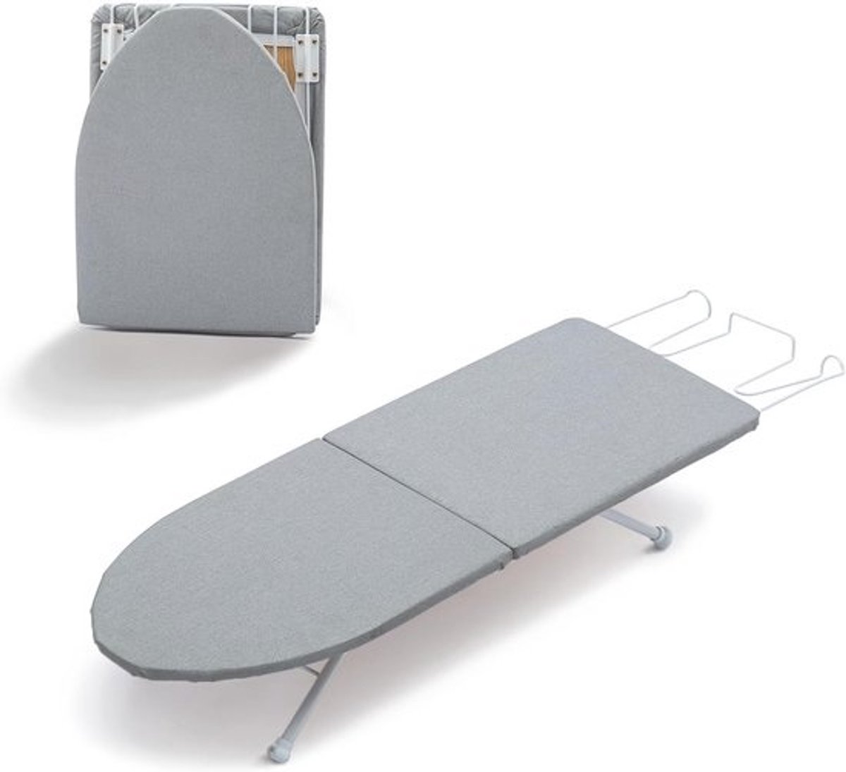 Vouwbare Mini Strijkplank met Strijkijzersteun - Compacte Tafel Strijkplank voor Ruimtebesparing 32"x12"