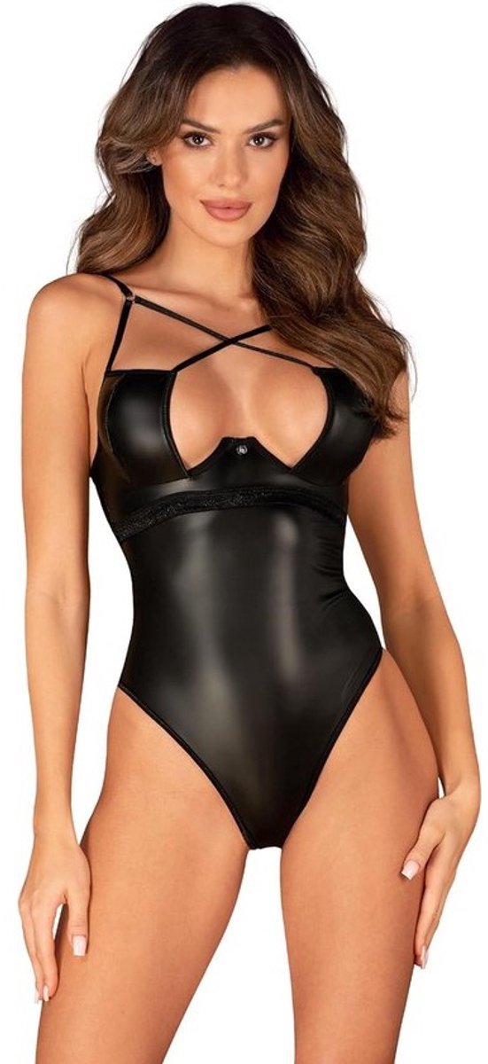 Verleidelijke 2-Delige Lingerieset Dames met Satijnen Blinddoek