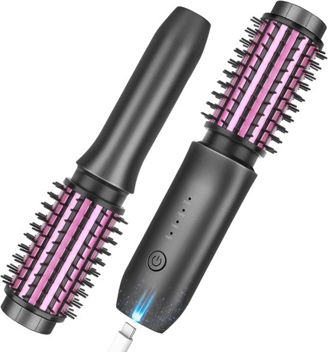 Draagbare USB Oplaadbare Krultangborstel voor Reizen