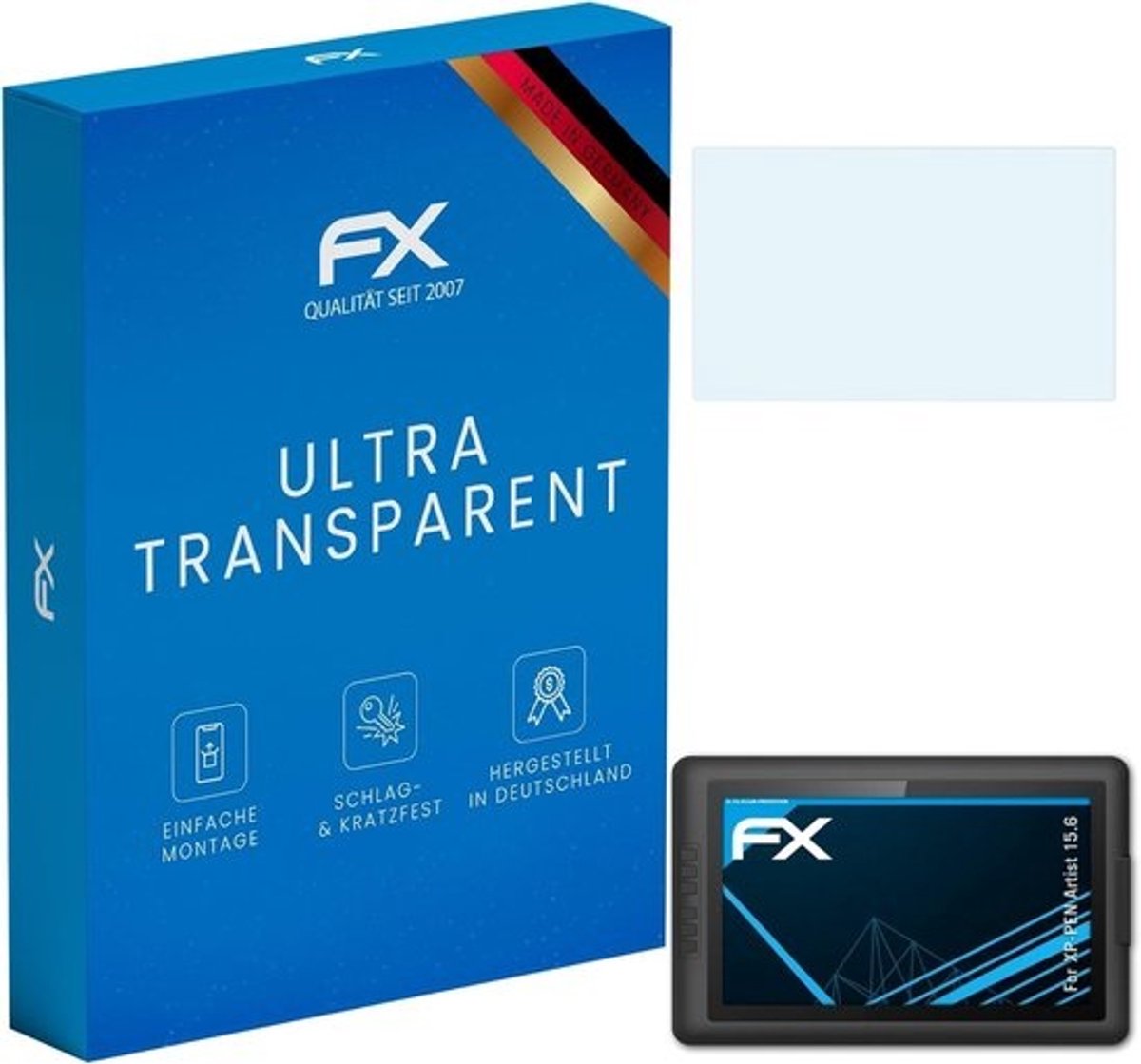 2x Schermbeschermer voor XP-PEN Artist 15.6 - Ultra Heldere Krasbestendige Folie