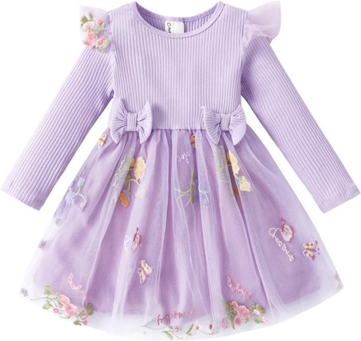 Lange Mouwen Tutu Jurk voor Babymeisjes - Perfect voor Feestjes en Verjaardagen